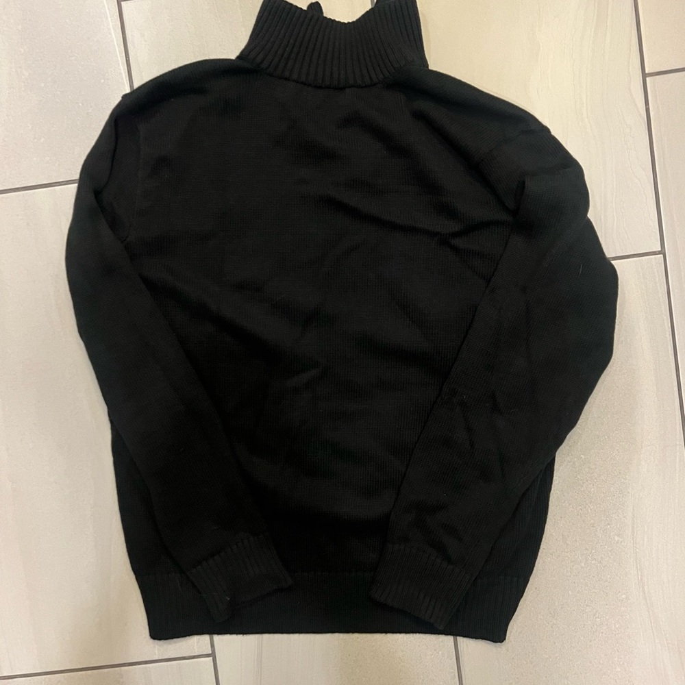 Ralph Lauren Black Turtleneck Sweater for Men - Picture 2 of 3